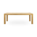Kosas Home - Parsons 84" Oak Wood Dining Table, Natural - 51031509 - GreatFurnitureDeal