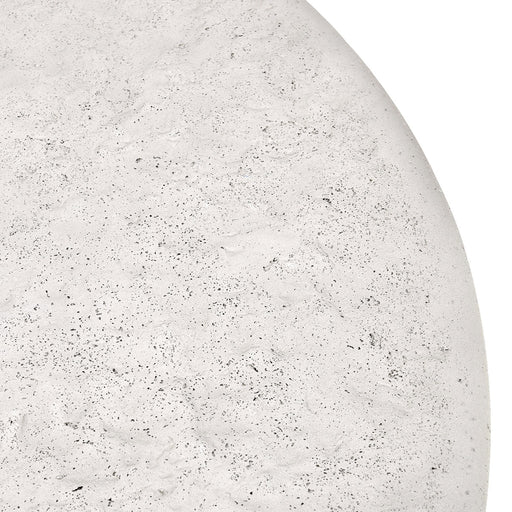 Classic Home - Fern 47" Outdoor Round Dining Table in White - 51031549 - GreatFurnitureDeal