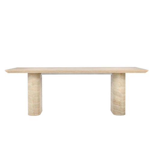Classic Home - Aiden 87" Outdoor Dining Table Beige - 51031552 - GreatFurnitureDeal