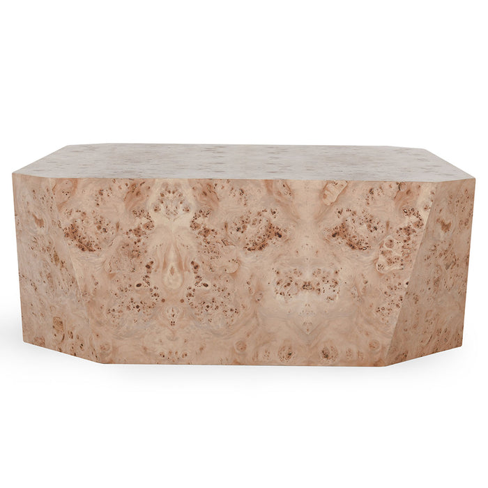 Classic Home Furniture - Avena Burl Wood 42" Square Coffee Table in Natural - 51031562