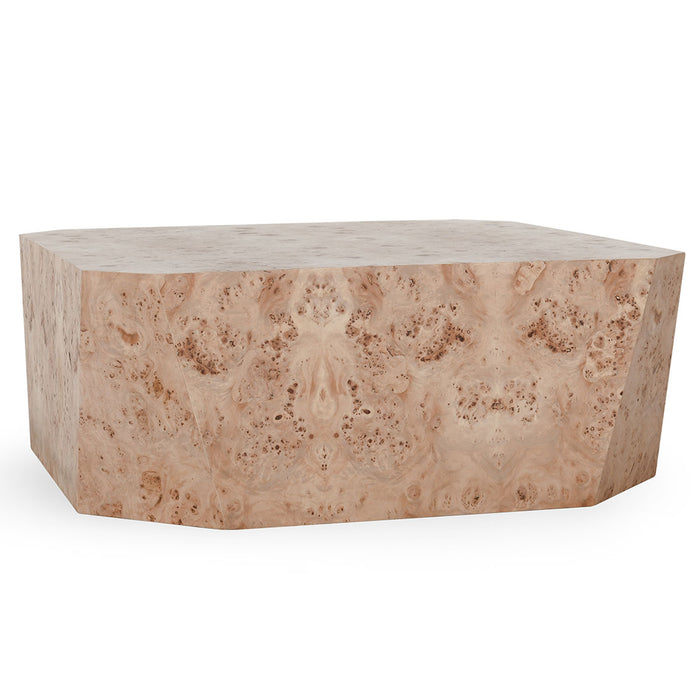 Classic Home Furniture - Avena Burl Wood 42" Square Coffee Table in Natural - 51031562