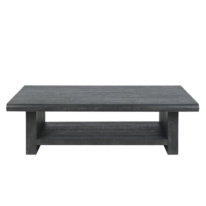 Classic Home - Larson 58" Coffee Table in Black - 51031571 - GreatFurnitureDeal