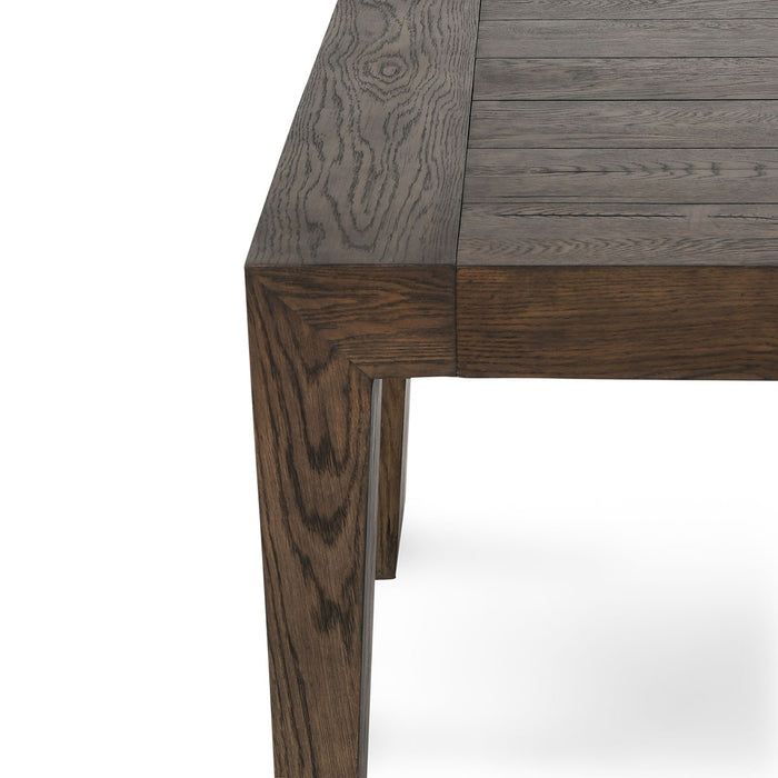 Classic Home Furniture - Troy Reclaimed Oak 89" Dining Table Suede Brown - 51031605