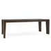 Classic Home - Troy Reclaimed Oak 89" Dining Table Suede Brown - 51031605 - GreatFurnitureDeal
