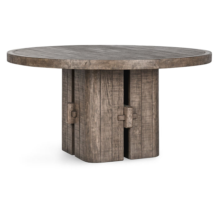 Classic Home Furniture - Rosemount Reclaimed Pine 60" Round Dining Table Aged Brown - 51031610 - GreatFurnitureDeal