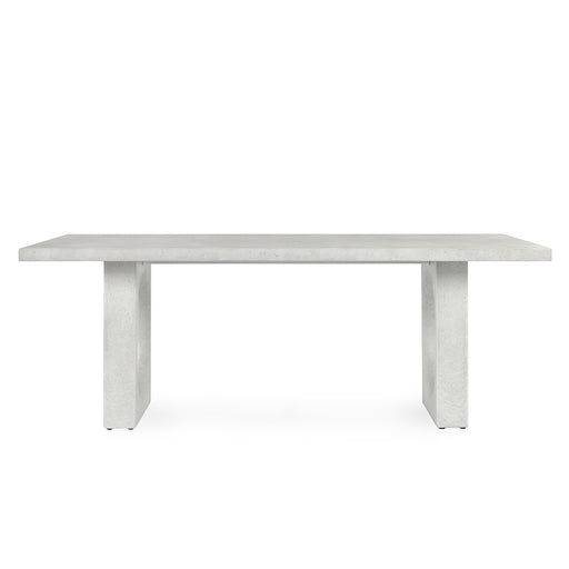 Classic Home Furniture - Lange Outdoor Concrete 82" Dining Table Ivory - 51031636 - GreatFurnitureDeal