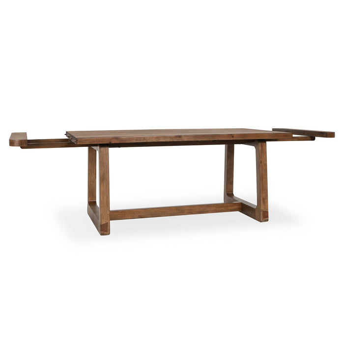 Classic Home Furniture - Lyra Pine Wood 80-110" Ext Dining Table Smoke Brown - 51031642 - GreatFurnitureDeal