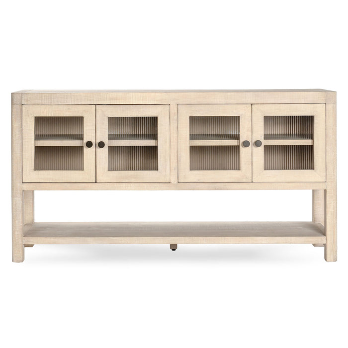 Classic Home Furniture - Tenno Reclaimed Wood 4Dr Cabinet White Washed - 51031643 - GreatFurnitureDeal