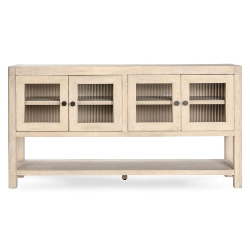 Classic Home - Tenno Reclaimed Wood 4Dr Cabinet White Washed - 51031643 - GreatFurnitureDeal