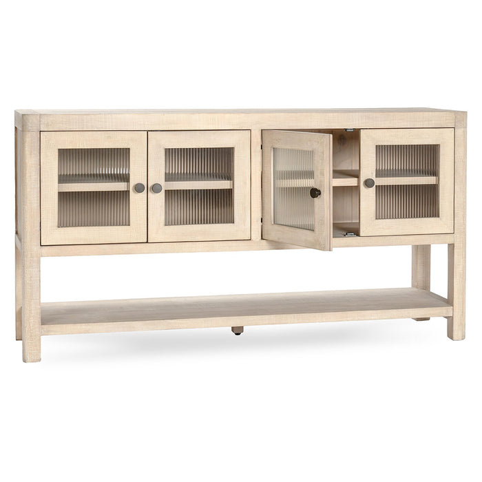 Classic Home Furniture - Tenno Reclaimed Wood 4Dr Cabinet White Washed - 51031643