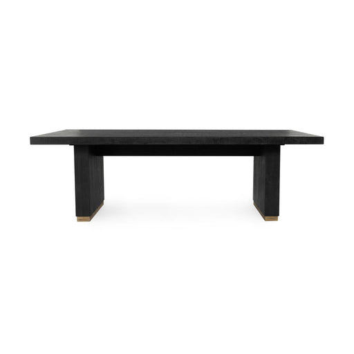 Classic Home - Lynx Solid Wood Rectangle Dining Table - Carbon Black - 51031648 - GreatFurnitureDeal