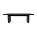 Classic Home - Lynx Solid Wood Rectangle Dining Table - Carbon Black - 51031648 - GreatFurnitureDeal