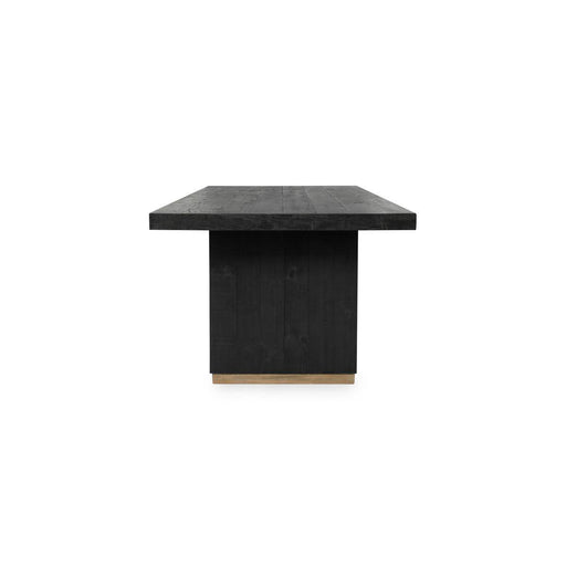 Classic Home - Lynx Solid Wood Rectangle Dining Table - Carbon Black - 51031648 - GreatFurnitureDeal