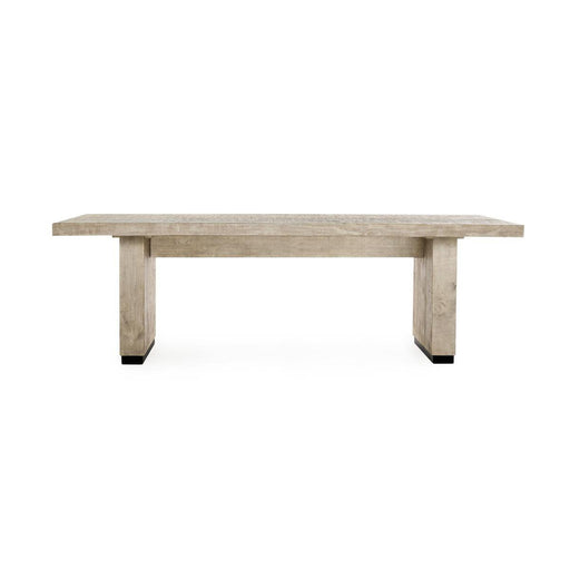 Classic Home - Lynx Solid Wood Rectangle Dining Table - Antique White - 51031649 - GreatFurnitureDeal