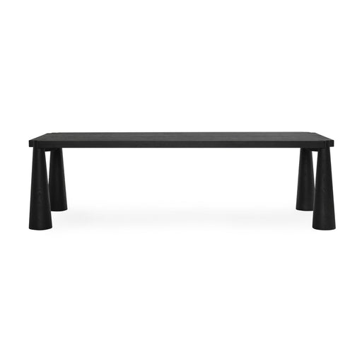 Classic Home - Atrop Solid Wood Rectangle Dining Table - Ink Black - 51031681 - GreatFurnitureDeal