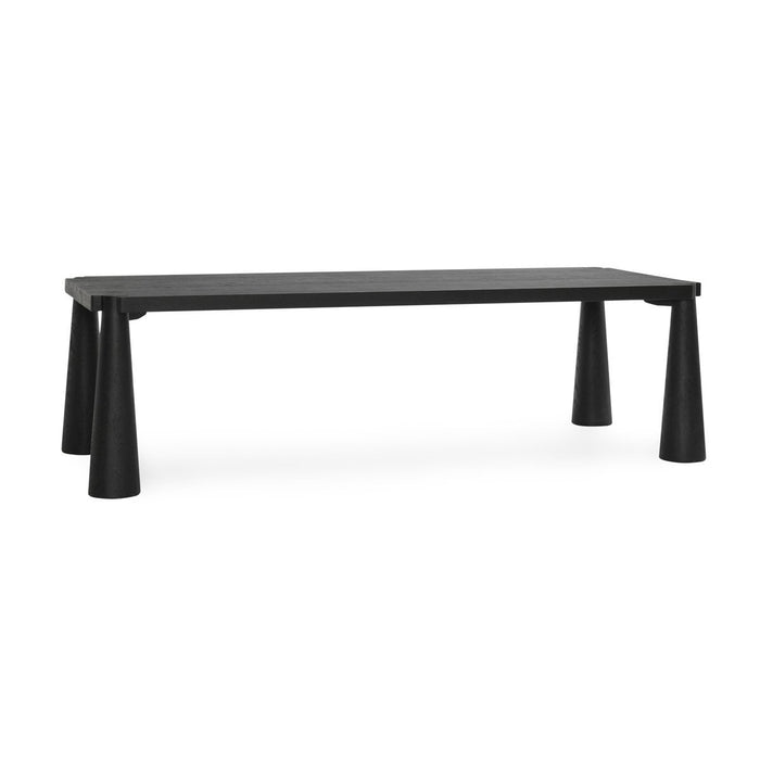 Classic Home - Atrop Solid Wood Rectangle Dining Table - Ink Black - 51031681 - GreatFurnitureDeal