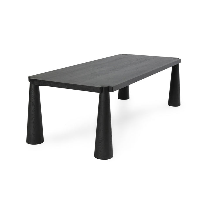 Classic Home - Atrop Solid Wood Rectangle Dining Table - Ink Black - 51031681 - GreatFurnitureDeal