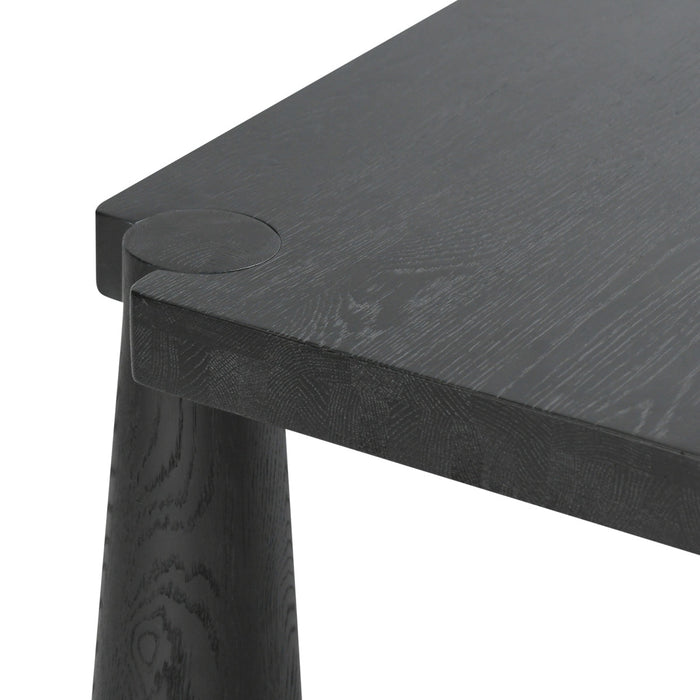 Classic Home - Atrop Solid Wood Rectangle Dining Table - Ink Black - 51031681 - GreatFurnitureDeal