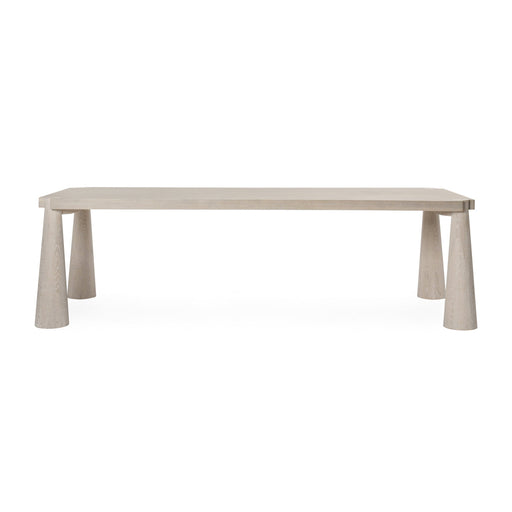 Classic Home - Atrop Solid Wood Rectangle Dining Table - Milk White - 51031682 - GreatFurnitureDeal