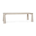 Classic Home - Atrop Solid Wood Rectangle Dining Table - Milk White - 51031682 - GreatFurnitureDeal