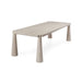 Classic Home - Atrop Solid Wood Rectangle Dining Table - Milk White - 51031682 - GreatFurnitureDeal