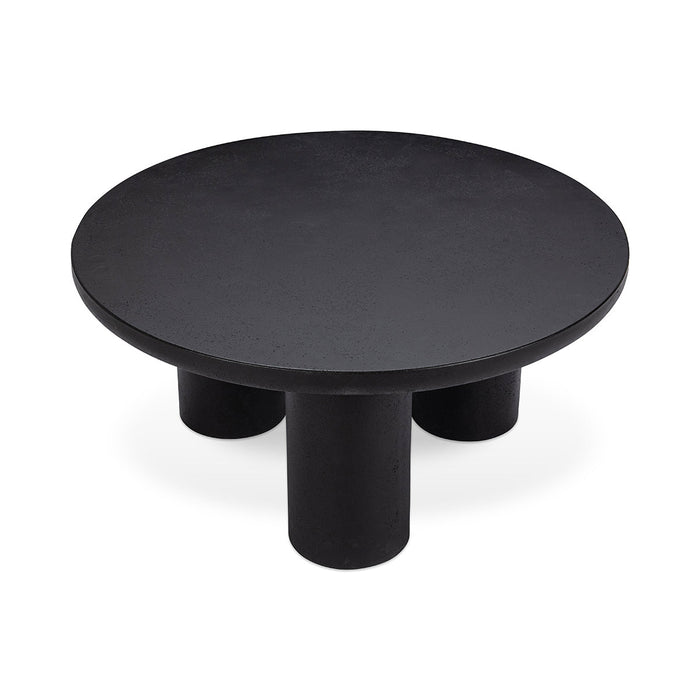 Classic Home - Anzio Outdoor Coffee Table in Concrete Black - 51031696 - GreatFurnitureDeal