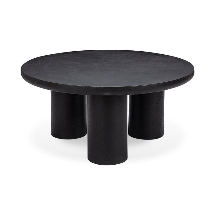 Classic Home - Anzio Outdoor Coffee Table in Concrete Black - 51031696 - GreatFurnitureDeal