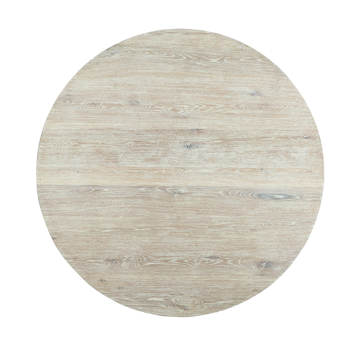 Classic Home - Tiber Round Dining Table in White Washed - 51031713 - GreatFurnitureDeal