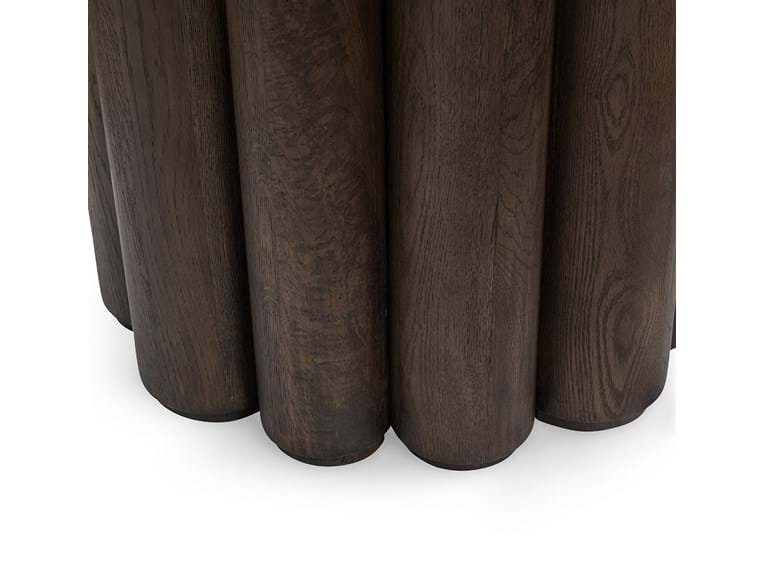 Classic Home - Tiber Round Dining Table in Toasted Brown - 51031734 - GreatFurnitureDeal