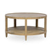 Classic Home - Devin Solid Wood Round Coffee Table - 51031749 - GreatFurnitureDeal