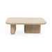 Classic Home - Vander Solid Wood Square Coffee Table -Cream Washed- 51031761 - GreatFurnitureDeal