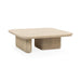 Classic Home - Vander Solid Wood Square Coffee Table -Cream Washed- 51031761 - GreatFurnitureDeal