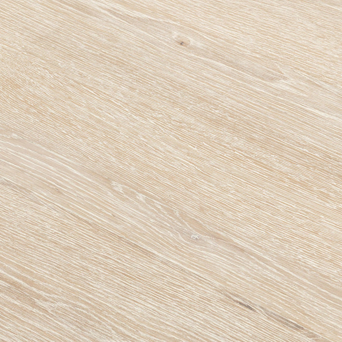 Classic Home - Vander Solid Wood Round Coffee Table -Cream Washed- 51031762 - GreatFurnitureDeal