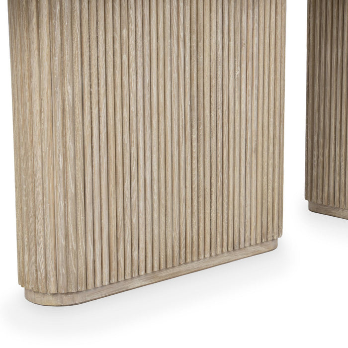 Classic Home - Vander Solid Wood Rectangle Console Table -Cream Washed- 51031763 - GreatFurnitureDeal