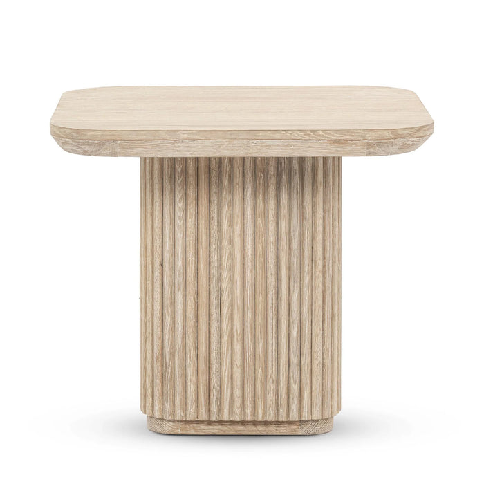Classic Home - Vander End Table in Cream Washed - 51031764