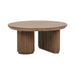Classic Home - Vander Solid Wood Round Coffee Table -Tawny Brown- 51031766 - GreatFurnitureDeal