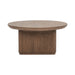 Classic Home - Vander Solid Wood Round Coffee Table -Tawny Brown- 51031766 - GreatFurnitureDeal