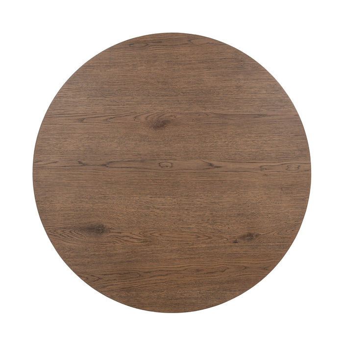 Classic Home - Vander Solid Wood Round Coffee Table -Tawny Brown- 51031766 - GreatFurnitureDeal