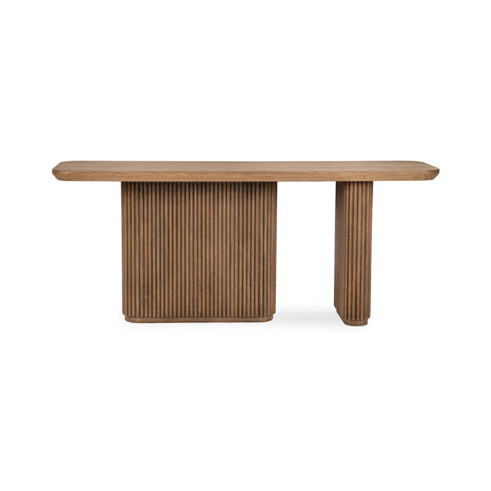 Classic Home - Vander Solid Wood Rectangle Console Table -Tawny Brown- 51031767 - GreatFurnitureDeal