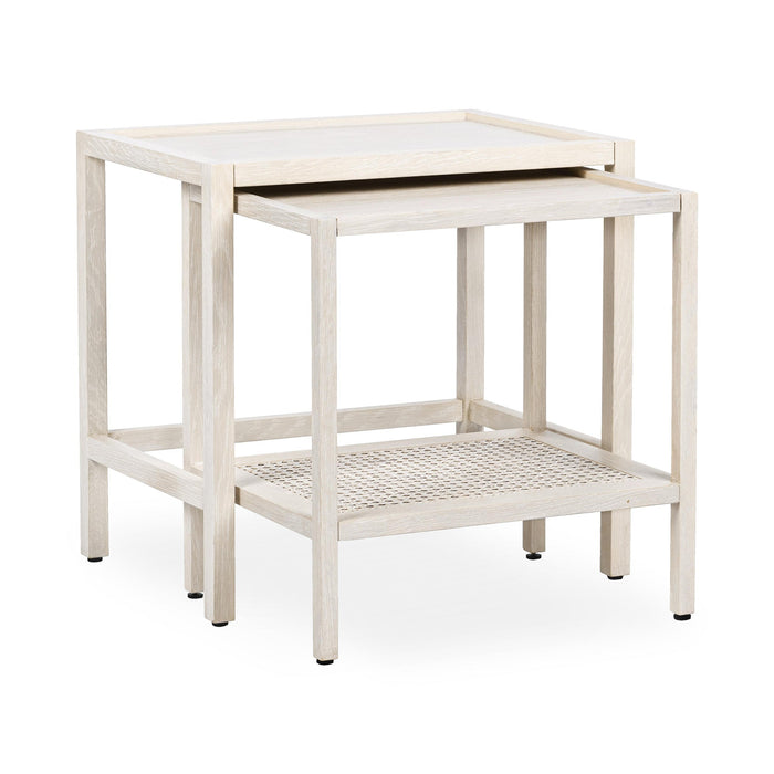 Classic Home - Devin Solid Wood Nesting Accent Tables - 51031781 - GreatFurnitureDeal