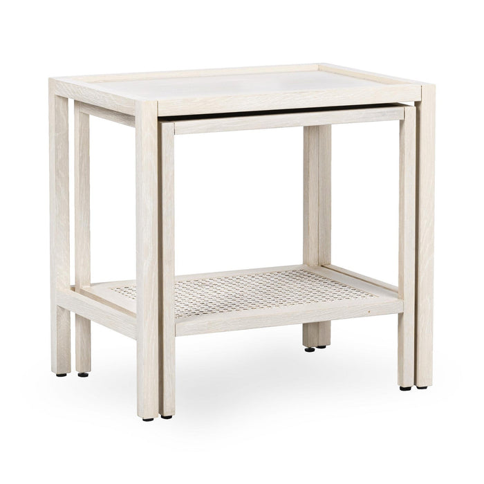 Classic Home - Devin Solid Wood Nesting Accent Tables - 51031781 - GreatFurnitureDeal