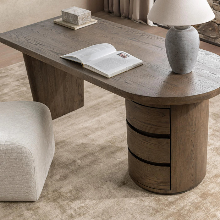 Classic Home - Estelle Desk in Soft Cocoa - 51031793