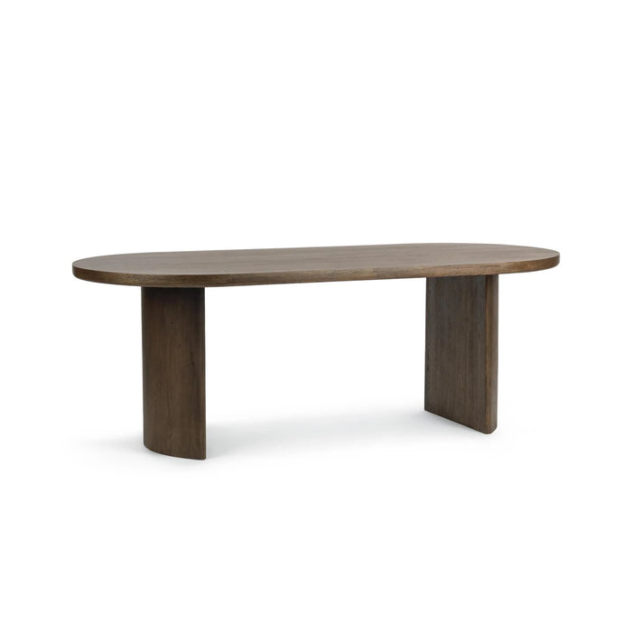 Classic Home - Estelle 84" Oval Dining Table in Soft Cocoa - 51031796
