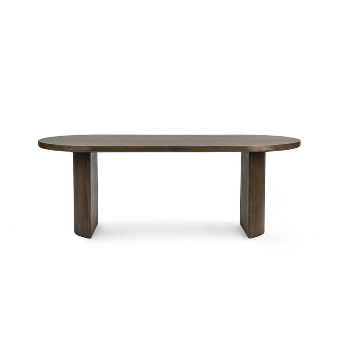 Classic Home - Estelle 84" Oval Dining Table in Soft Cocoa - 51031796