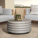 Classic Home - Reva Outdoor 31" Round Coffee Table in Athena Gray - 51031812 - GreatFurnitureDeal