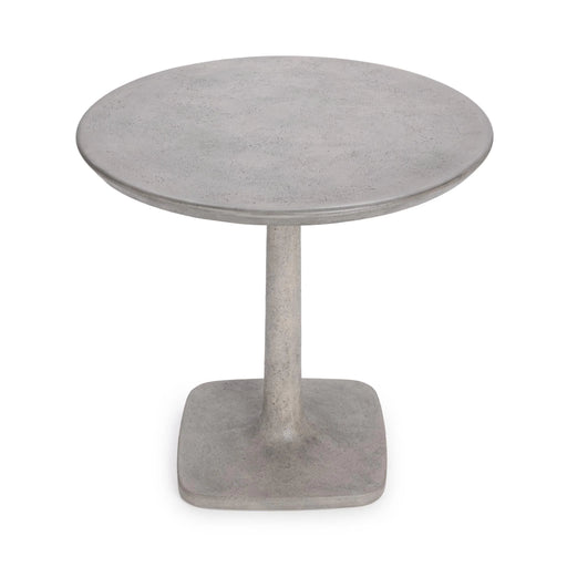 Classic Home - Paulina Outdoor 31" Bistro Table in Light Gray - 51031822 - GreatFurnitureDeal