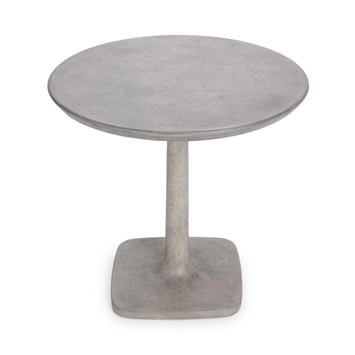 Classic Home - Paulina Outdoor 31" Bistro Table in Light Gray - 51031822 - GreatFurnitureDeal