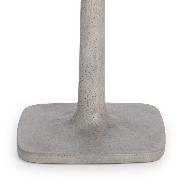 Classic Home - Paulina Outdoor 31" Bistro Table in Light Gray - 51031822 - GreatFurnitureDeal