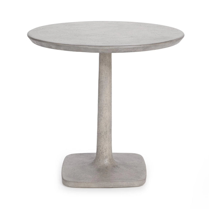 Classic Home - Paulina Outdoor 31" Bistro Table in Light Gray - 51031822 - GreatFurnitureDeal