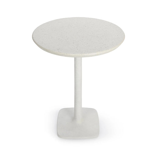 Classic Home - Paulina Outdoor 31" Round Bar Table in White - 51031824 - GreatFurnitureDeal